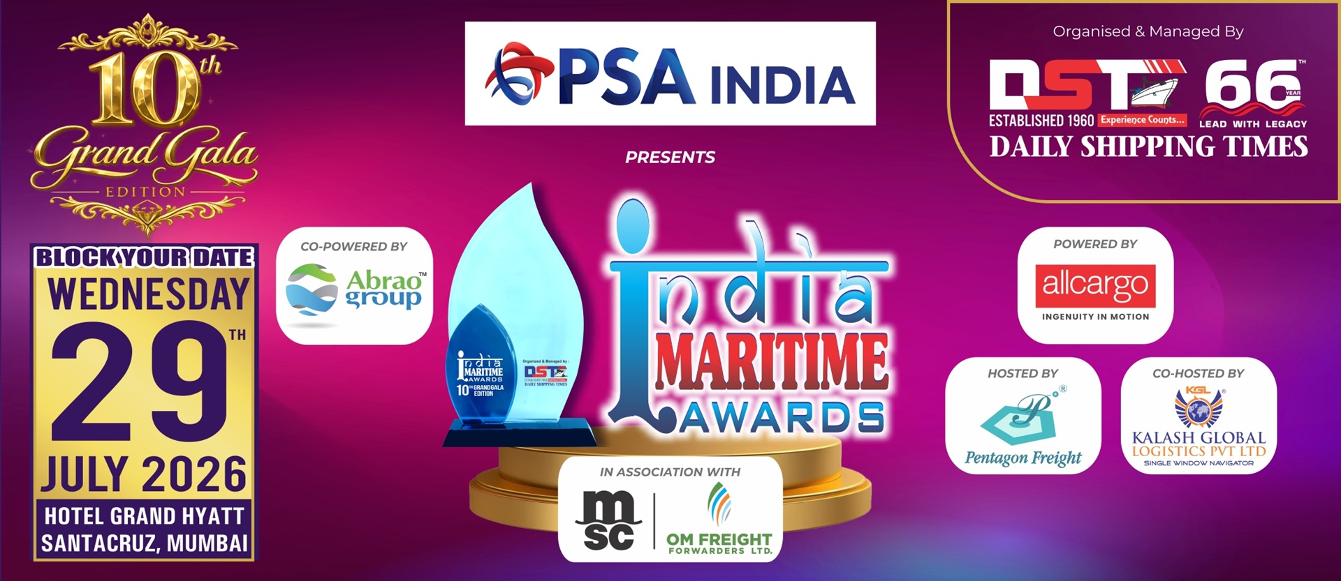 India Maritime Awards - 10th Grand Gala Edition